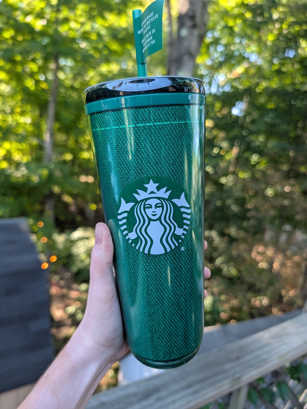 Green Starbucks Tumbler